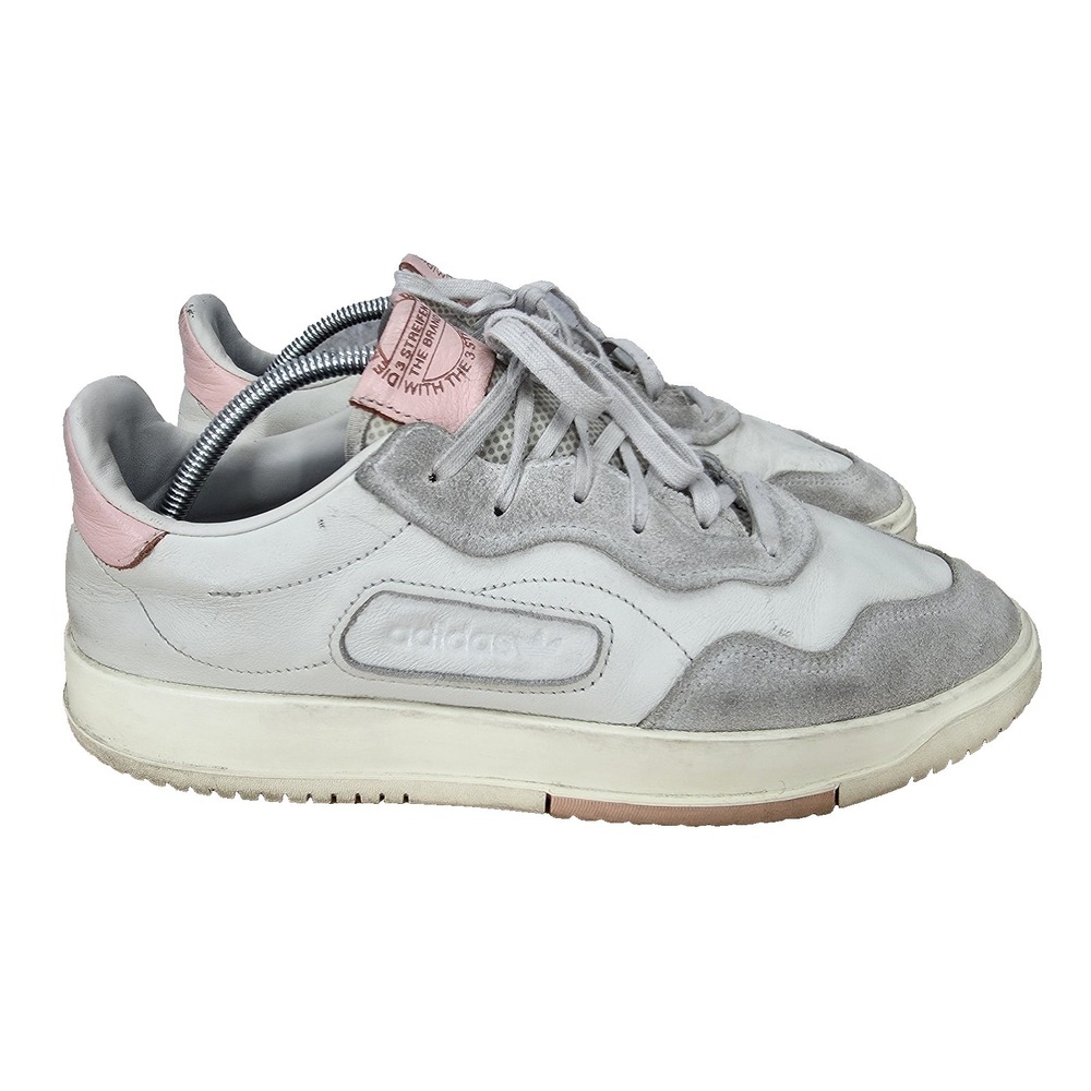 Adidas SC Premiere‎ Sneakers Mens 11 White Icey Pink Low Top Casual Shoes EE6020